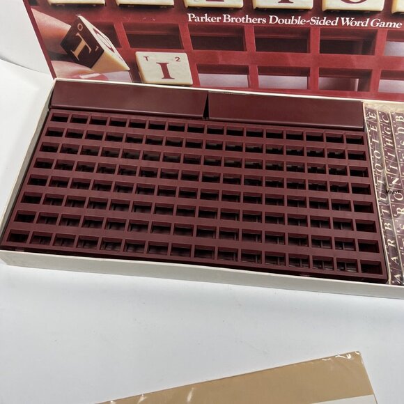 Option Vintage Double Sided Word Board Game Parker Brothers 1983 Complete NIOB - Picture 7 of 9